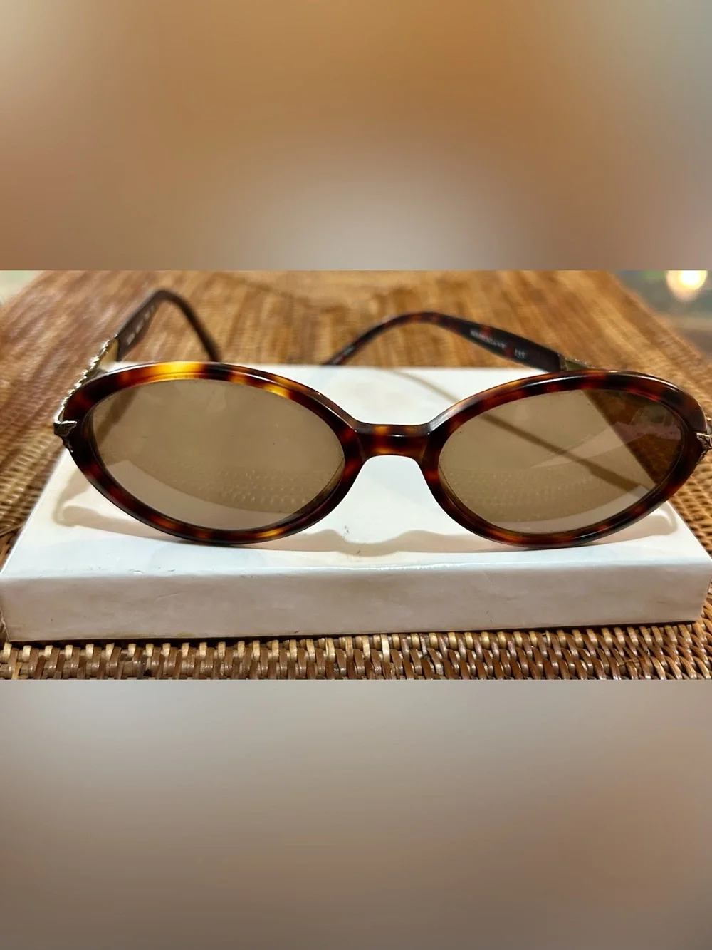 Laura Ashley Tortoiseshell Sunglasses with Brown Lenses